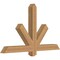 Ekena Millwork Kennewick Timber Gable Bracket, Western Red Cedar, 48"W x 28"H x 3 1/2"D x 3 1/2"F, 14/12 Pitch GBW048X28X0404KEN00SWR - alternate 5